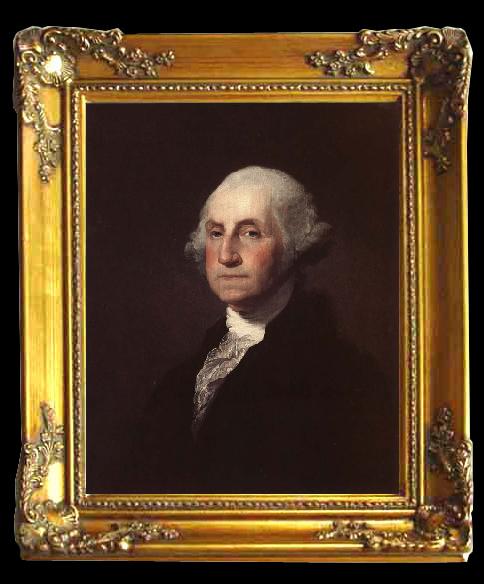 framed  Gilbert Stuart George Washington, Ta092